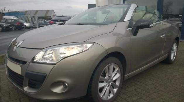 Left hand drive RENAULT MEGANE CC 1.5 DCI